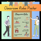Elegant Classroom Rules Poster
