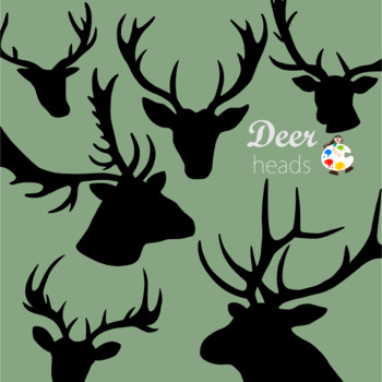 deer head paintings