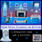 Elegant Frozen Virtual Classroom- Includes 5 Interactive L