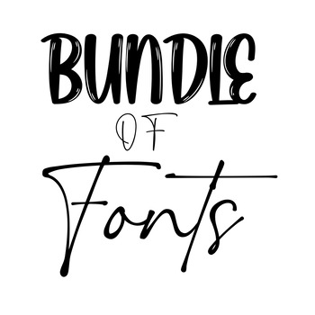 Preview of Elegant Script Font Bundle: Perfect for All Your Creative Projects"