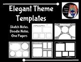 Templates: Sketch Notes, Doodle Notes, One Pagers (Elegant Theme)