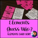 Element Guess Who? Card Sort: Using the Periodic Table of 