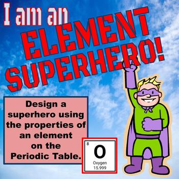 Preview of Element Superhero Project- Periodic Table Research Application