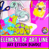 Element of Art Line Art Lessons | Line Art Project Activit