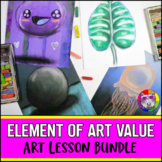 Element of Art Value Art Lessons | Value Art Project Activ