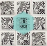 Element of Art- Zentangle Line Unit Pack: Lesson, Rubric &