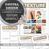 Element of Design, Texture Handout for a Media Art or Digi