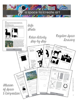 Element of Space Worksheet and Mini-Lessons with Compositional Rules Sheet