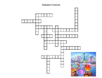 Elemental Crossword by Your go to Place for IELTS and TOEFL TPT