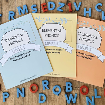 Preview of Elemental Phonics Levels 1, 2, & 3 Bundle