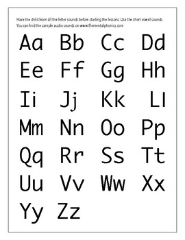 Elemental Phonics- Teach your Child to Read Level 1 by Jady Alvarez