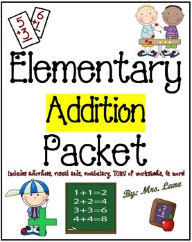 Preview of Elementary Addition Packet (SUPER JAM-PACKED!)