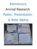 Elementary Animal Research Report Format (Print and Go)