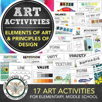 Elementary Art Activities: Elements of Art, Principles of Design ...