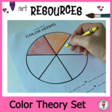 Color theory activity & coloring sheets. Color Schemes & Color Families