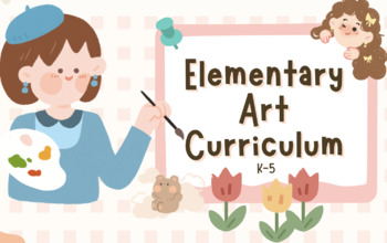 Preview of Elementary Art Curriculum Map K-5