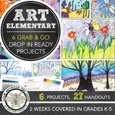 Elementary Art Grab & Go Curriculum: Projects, Lessons, Wo