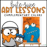 Elementary Art Lesson | Complementary Colors | Halloween A
