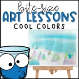 Elementary Art Lesson | Cool Colors | Winter Art Project