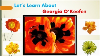 Preview of Elementary Art Lesson - Georgia O'Keefe