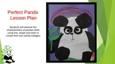 Elementary Art Lesson - Panda Bear Collage
