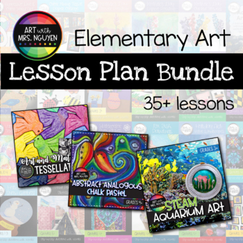 Preview of Elementary Art Lesson Plan Bundle
