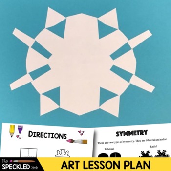 Elementary Art Lesson Plan. Notan Snowflakes. Positive Negative Space.