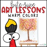 Elementary Art Lesson | Warm Colors | Fall Art | Google Sl