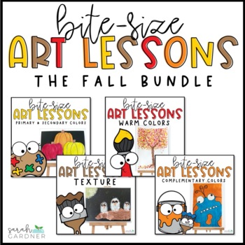 Preview of Elementary Art Lessons | Fall Art Projects BUNDLE 