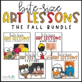 Elementary Art Lessons | Fall Art Projects BUNDLE 