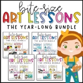 Elementary Art Lessons | YEAR-LONG Art Project Bundle