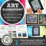 Elementary Art, Middle School Art Printmaking Project: Pop