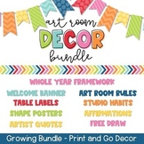 Elementary Art Room Decor Bundle! Art Room Posters and More!