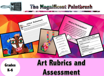 Preview of Elementary Art Rubric Extended Version