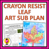 Elementary Art Sub Lesson Plan, PreK, Kindergarten - crayo