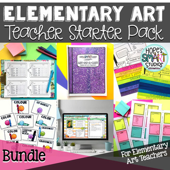 Preview of Elementary Art Teacher Starter Pack - 6 resources to help you this school year