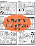 Elementary Art Visual Standards Master Sheet- Teacher Trac