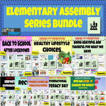Preview of Elementary School 65+ Assembly Lesson Pack (Charity | Rights | Health | Events..