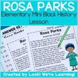 Elementary Black History Resources - Rosa Parks Mini Histo