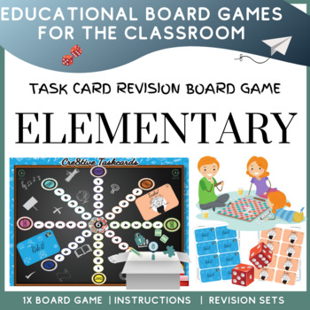 Preview of Elementary  Board Game with Task Cards