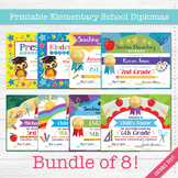 Elementary Certificate Diplomas - Bundle Set - Preschool -
