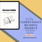 Elementary Grades 3-5 Character Studies Independent Readin