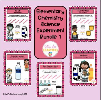 Preview of Elementary Chemistry Science Bundle 1