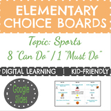 Elementary Choice Boards: Sports FREEBIE
