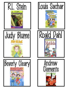 Preview of Elementary Classroom Library Book Labels
