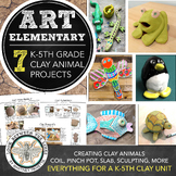 Elementary Clay Curriculum: Animal Clay Unit, 7 Projects, 
