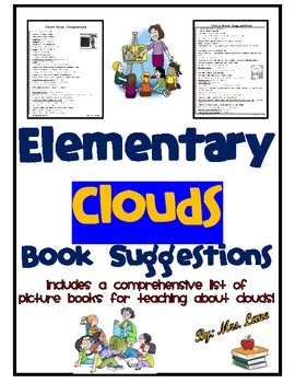 Preview of Elementary Cloud Book Suggestions