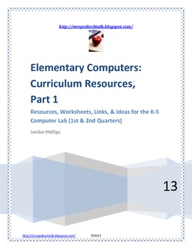 Preview of Elementary Computers: Curriculum Resources