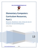 Elementary Computers: Curriculum Resources