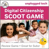 Elementary Digital Citizenship Scoot Game